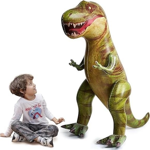 Giant T-Rex Dinosaur Inflatable for Party Decorations, Birthday Party Gift - Picture 8 of 8